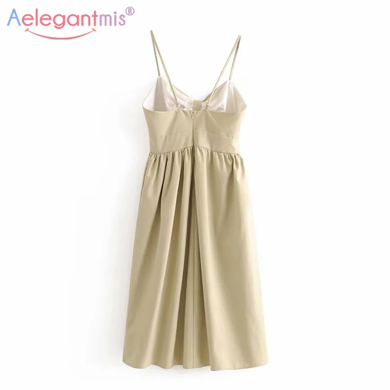 Aelegantmis Linen Women Spaghetti Strap Dress Sexy Backless Strapless Party Dress Summer Bow Tie Sleeveless Mid Ladies Dresses
Aelegantmis Linen Women Spaghetti Strap Dress Sexy Backless Strapless Party Dress Summer Bow Tie Sleeveless Mid Ladies Dresses