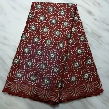 Madison New Swiss Voile Lace in Switzerland 5yard Wine Cotton African Lace Fabric With Stones Nigeria Embroidered Material
Madison New Swiss Voile Lace in Switzerland 5yard Wine Cotton African Lace Fabric With Stones Nigeria Embroidered Material
