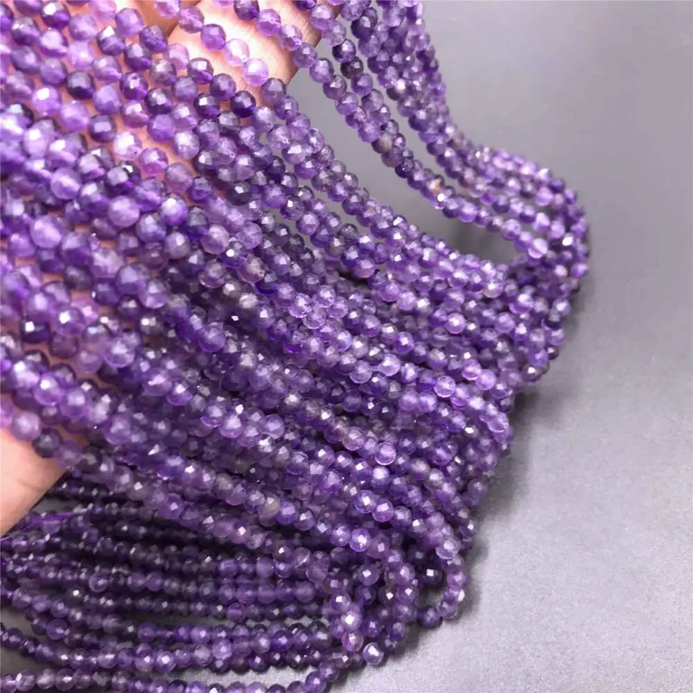 Micro Small stone Beads A Amethysts beads section loose gem beads purple faceted quartz crystal round beads for jewelry making
Micro Small stone Beads A Amethysts beads section loose gem beads purple faceted quartz crystal round beads for jewelry making