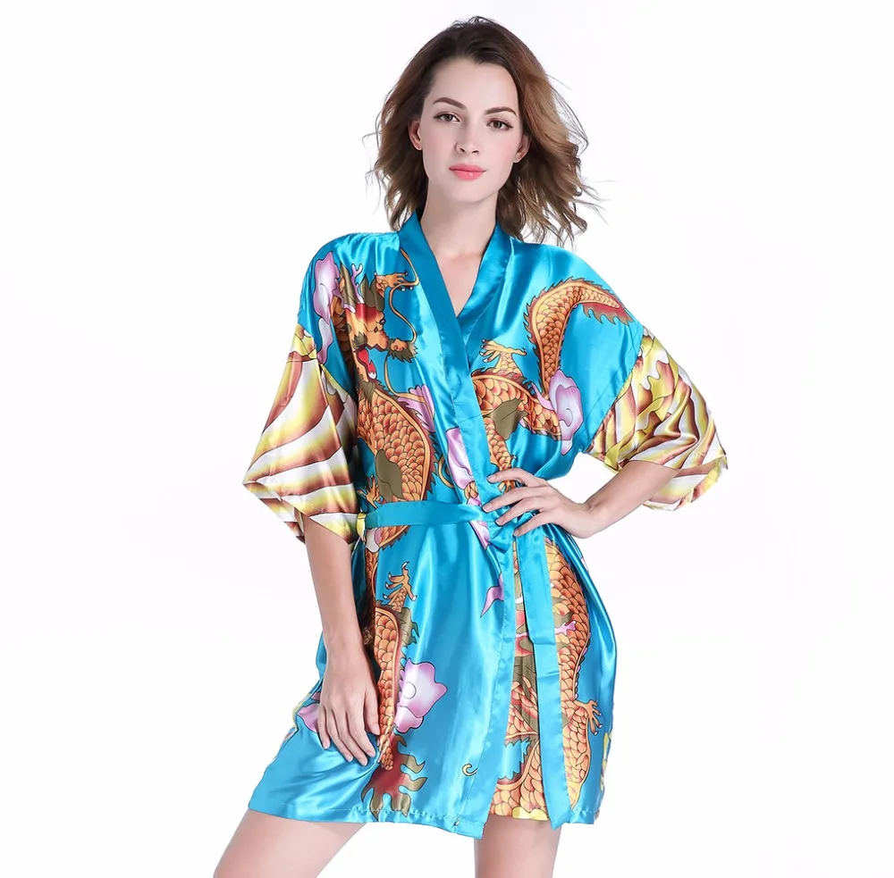 2019 New Female Sexy Short Satin Kimono Robe Ladies Faux Silk Bathrobe Dressing Gown Novelty Dragon Nightwear Sky Blue PF02
2019 New Female Sexy Short Satin Kimono Robe Ladies Faux Silk Bathrobe Dressing Gown Novelty Dragon Nightwear Sky Blue PF02