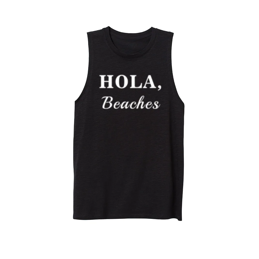 Womens Hola Beaches Resting Beach Face Crossfit Fitness Workout Casual Tank Vest Sleveless Tops Shirts
Womens Hola Beaches Resting Beach Face Crossfit Fitness Workout Casual Tank Vest Sleveless Tops Shirts