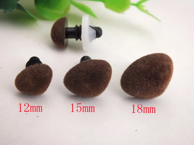 30pcs 12mm/15mm/18mm brown Safety Nose Plastic Doll with washer --mixed size--Each size 10 PCS
30pcs 12mm/15mm/18mm brown Safety Nose Plastic Doll with washer --mixed size--Each size 10 PCS