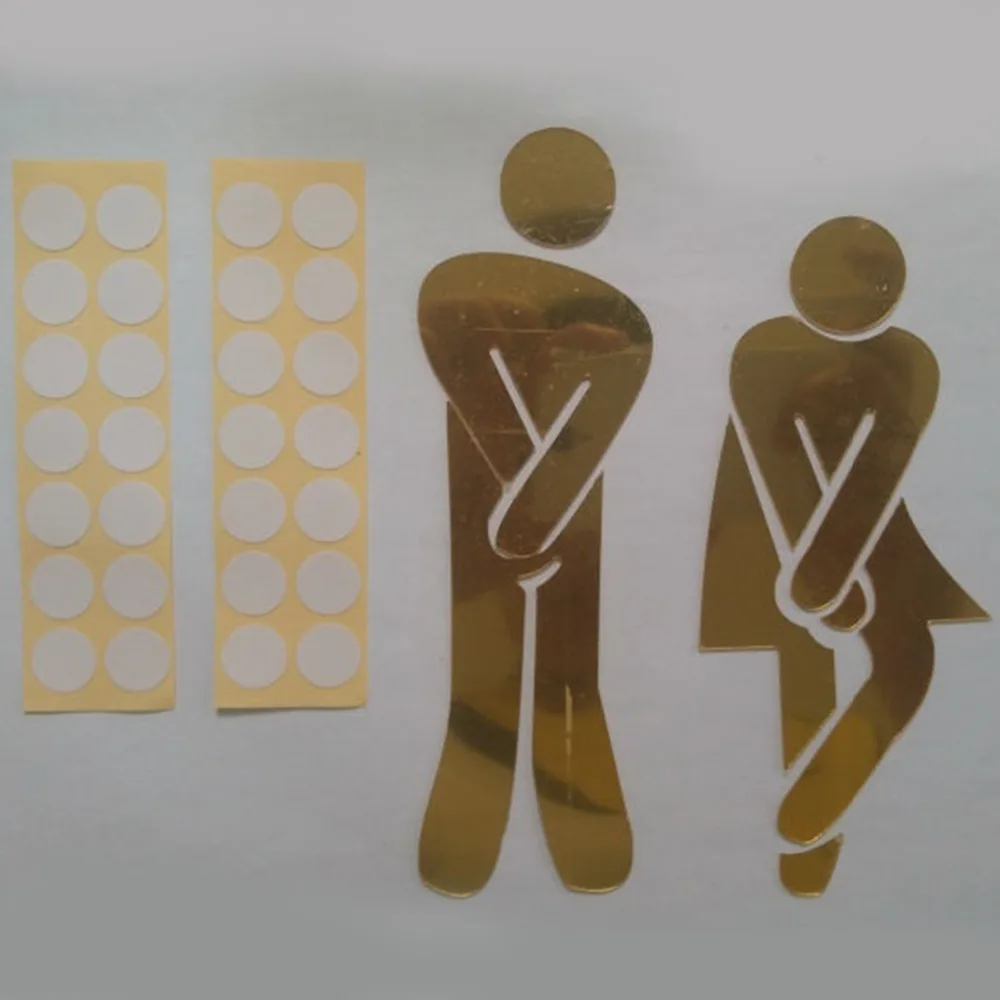 2pcs/set 3D Removable Man Woman Mirror Sticker Washroom Signpost Toilet Door Entrance Sign DIY Wall Stickers Home Decor Decal
2pcs/set 3D Removable Man Woman Mirror Sticker Washroom Signpost Toilet Door Entrance Sign DIY Wall Stickers Home Decor Decal