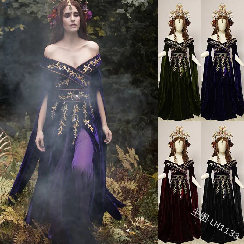 Cosplay Medieval Renaissance Gown Robe Palace Princess Dress Adults Vintage evening gown Lace Long Sexy Party Halloween Costume
Cosplay Medieval Renaissance Gown Robe Palace Princess Dress Adults Vintage evening gown Lace Long Sexy Party Halloween Costume