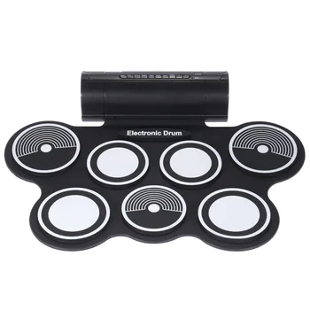 High quality Silicone Electronic Drum Pad Kit Digital USB Roll-up with Drumstick Foot Pedal 3.5mm Audio Cable
High quality Silicone Electronic Drum Pad Kit Digital USB Roll-up with Drumstick Foot Pedal 3.5mm Audio Cable