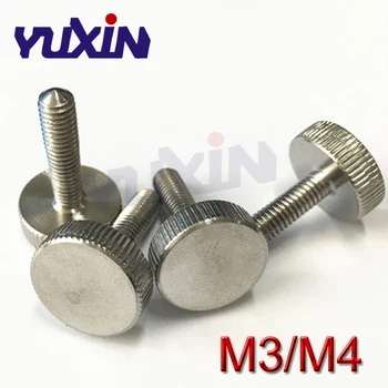 20Pcs DIN653 GB835 M3 M4 Stainless Steel Knurling Flat Head Knurled Thumb Screw Hand Tighten Computer Screws
20Pcs DIN653 GB835 M3 M4 Stainless Steel Knurling Flat Head Knurled Thumb Screw Hand Tighten Computer Screws