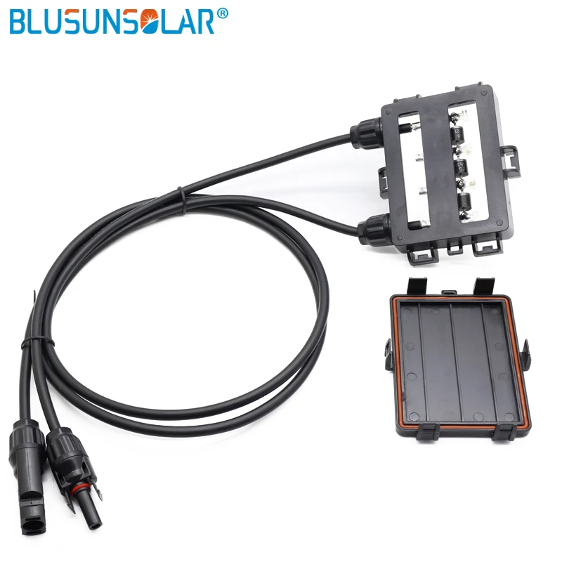 Waterproof IP65 4 Way PV Solar Junction Box for Solar Panel with 4.0mm2 Cable and 4 Diodes XH0196
Waterproof IP65 4 Way PV Solar Junction Box for Solar Panel with 4.0mm2 Cable and 4 Diodes XH0196