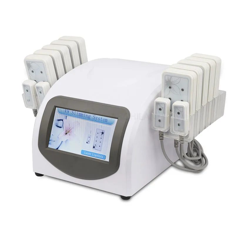 Professional Lipo Laser Slimming Machines Portable Home use 14 Pads Lipolaswer Beauty Loss Weight Euqipment Dissolve Fat 2019
Professional Lipo Laser Slimming Machines Portable Home use 14 Pads Lipolaswer Beauty Loss Weight Euqipment Dissolve Fat 2019