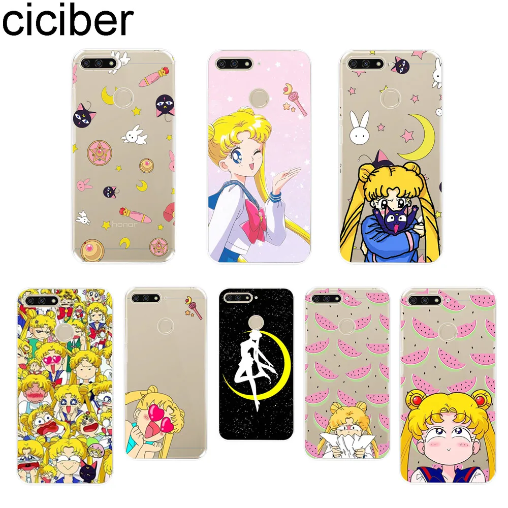 ciciber for Honor 7A Case for honor 8X 8C 9 10 Lite Pro Lite Play V10 Soft Silicon TPU Clear Back Cover Coque Kawaii Sailor Moon
ciciber for Honor 7A Case for honor 8X 8C 9 10 Lite Pro Lite Play V10 Soft Silicon TPU Clear Back Cover Coque Kawaii Sailor Moon