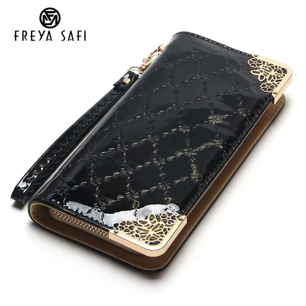 Luxury Vintage Brand Women Long Patent Leather Plaid Wallet Female Clutch Ladies Phone Purse Coin Credit Card Holder 2018 Cuzdan
Luxury Vintage Brand Women Long Patent Leather Plaid Wallet Female Clutch Ladies Phone Purse Coin Credit Card Holder 2018 Cuzdan