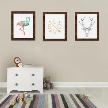 HAOCHU Geometric Animals Nordic Flamingo Deer Canvas Painting Love Arrow Print Wall Pictures Oil Poster No Frame Home Decor
HAOCHU Geometric Animals Nordic Flamingo Deer Canvas Painting Love Arrow Print Wall Pictures Oil Poster No Frame Home Decor