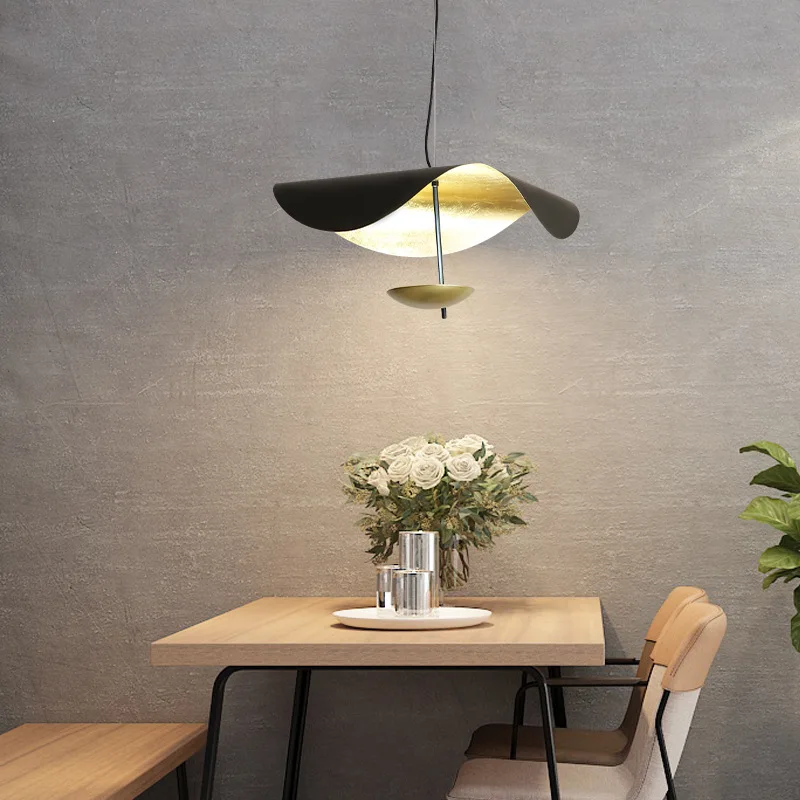 New Modern LED Pendant Lights UFO Round Creative black gold Dining Light Metal Lampshade Hanging Lamp Iron Suspension Lighting
New Modern LED Pendant Lights UFO Round Creative black gold Dining Light Metal Lampshade Hanging Lamp Iron Suspension Lighting