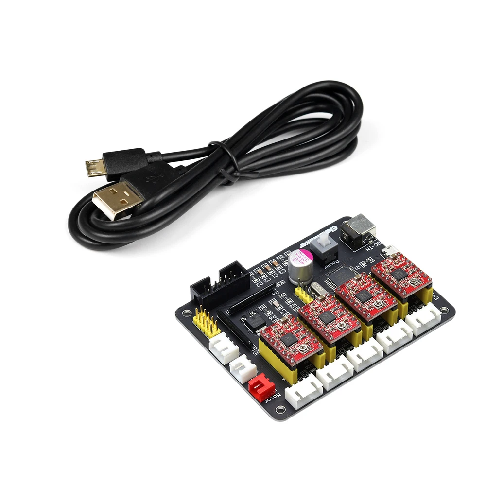 XYZA 4 Axis Stepper Motor Driver Controller Board Control Panel For DIY Laser Engraver
XYZA 4 Axis Stepper Motor Driver Controller Board Control Panel For DIY Laser Engraver