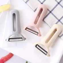 Acero inoxidable pelador de patatas frutas verduras Spud cuchillo de velocidad herramientas de cocina zanahoria Spud patatas ralladoras cortador rebanadora(China)