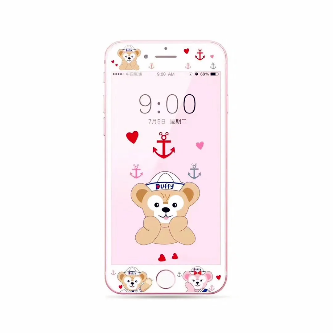 For iPhone 7 6s 6 7 8 Plus 3D 9H Front Screen Protector Film Tempered Glass Cartoon Pattern
For iPhone 7 6s 6 7 8 Plus 3D 9H Front Screen Protector Film Tempered Glass Cartoon Pattern