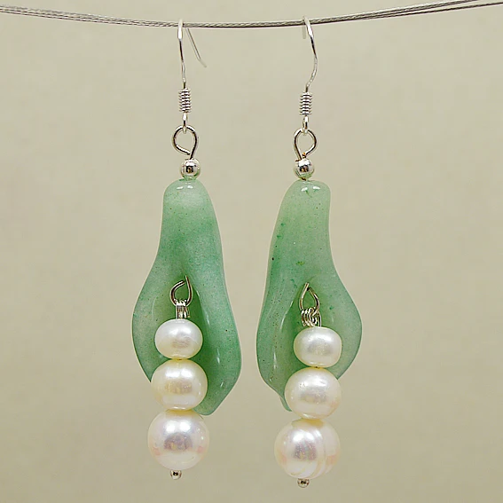 White Pearl Green Jades Jewellery,Freshwater Pearl Pea Pot Princess Earrings,925 Silver Dangle Earrings Hook Charming Women Gift
White Pearl Green Jades Jewellery,Freshwater Pearl Pea Pot Princess Earrings,925 Silver Dangle Earrings Hook Charming Women Gift