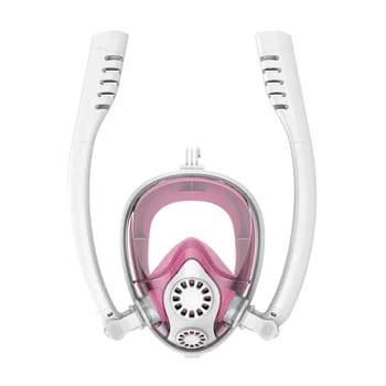 High Full Face Snorkel Mask Swimming Water Sports Double Tubes Anti Fog Diving Mask DOG88
High Full Face Snorkel Mask Swimming Water Sports Double Tubes Anti Fog Diving Mask DOG88