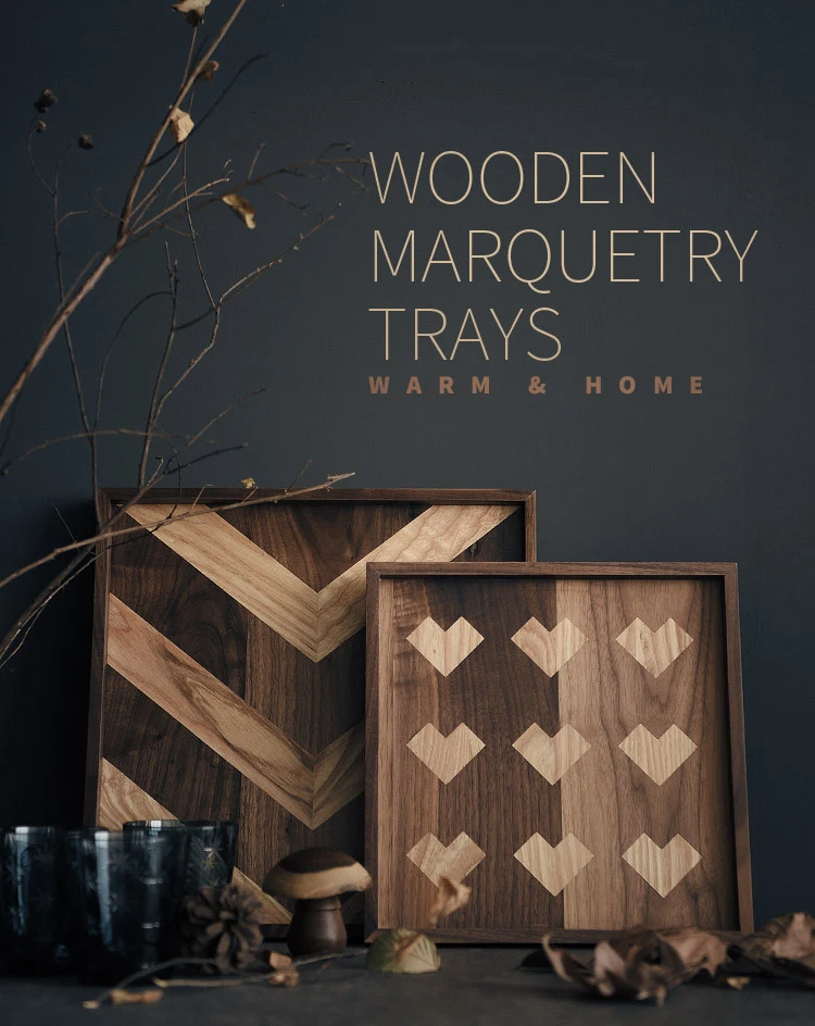 Walnut-Dessert-Plate-Wooden-Serving-Tray-Afternoon-Tea-Coffee-Cake-Plates-Square-Geometric-Desserts-Food-Organizer-Table Decor-013