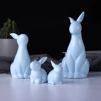 Ceramic Family Four Rabbit Figurines Nordic Animal Living Room Decoration Home Ornaments Ceramic Garden Miniature Rabbit Statue
Ceramic Family Four Rabbit Figurines Nordic Animal Living Room Decoration Home Ornaments Ceramic Garden Miniature Rabbit Statue
