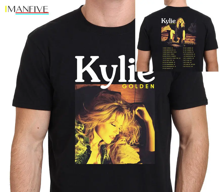 New Kylie Minogue GOLDEN Tour 2019 T-Shirt Men's Black Size:S-M-L-XL-XXL-XXXL harajuku streetwear tshirt
New Kylie Minogue GOLDEN Tour 2019 T-Shirt Men's Black Size:S-M-L-XL-XXL-XXXL harajuku streetwear tshirt