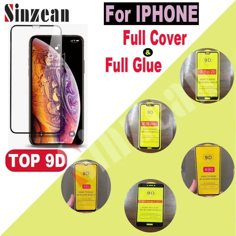 Sinzean 50pcs For IPHONE 11/XS MAX/XR 2.5D Full Cover Tempered Glass For IPHONE 678 Plus/6S 5D/6D/9D Full Glue Screen Protector
Sinzean 50pcs For IPHONE 11/XS MAX/XR 2.5D Full Cover Tempered Glass For IPHONE 678 Plus/6S 5D/6D/9D Full Glue Screen Protector