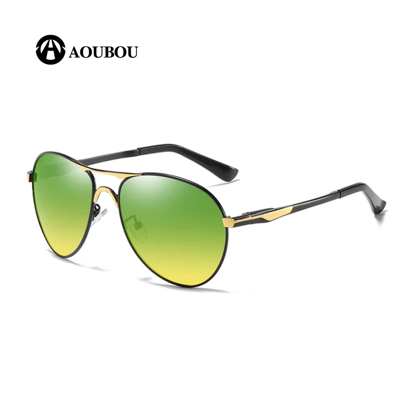 Очки ночного видения Поляризованные день и ночь винтажные очки Hombre Oculos Masculino Veithdia