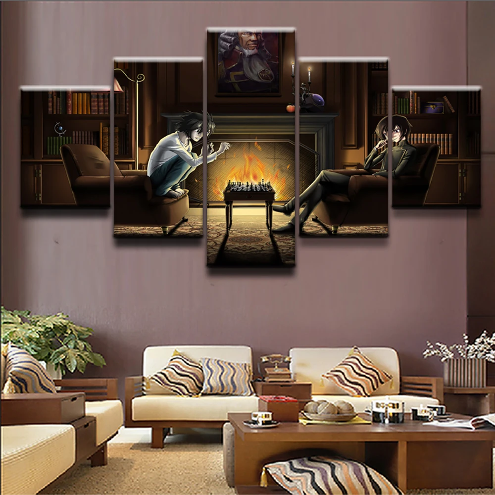 Canvas Wall Art HD Print 5 Pieces Animation Death Note Poster Home Decoration Painting For Boy Bedroom Modular Picture Framework
Canvas Wall Art HD Print 5 Pieces Animation Death Note Poster Home Decoration Painting For Boy Bedroom Modular Picture Framework