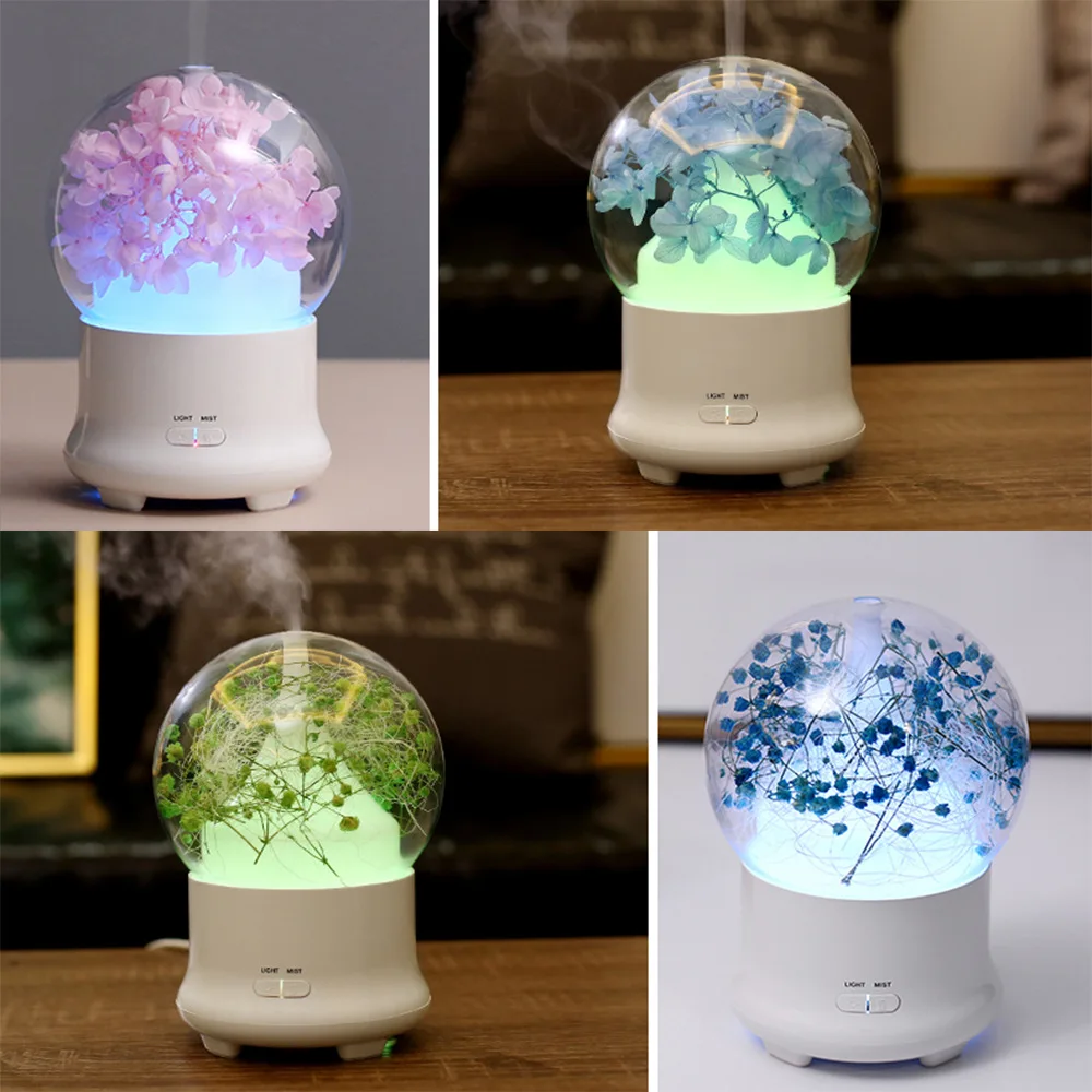 Eternal Flower Aromatherapy Machine 100ml Ultrasonic Air Purification Humidifier