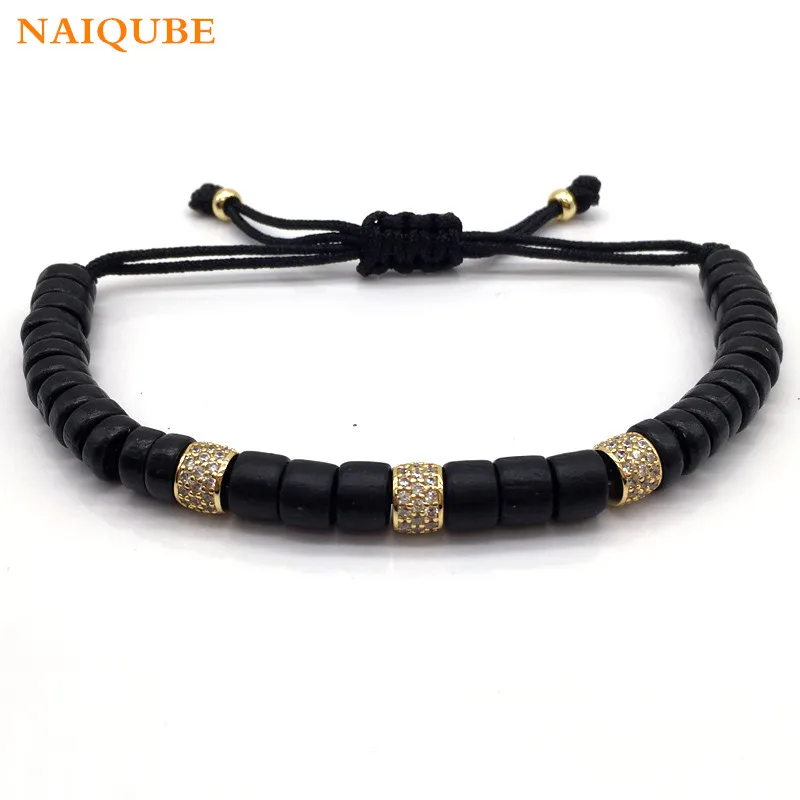 NAIQUBE 2019 Brand New Luxury Men Bracelet Cylinder Bead Macrame Charm Bracelet For Men Women Fashion Jewelry Gift
NAIQUBE 2019 Brand New Luxury Men Bracelet Cylinder Bead Macrame Charm Bracelet For Men Women Fashion Jewelry Gift