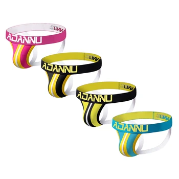 ADANNU 4Pcs/lot Gay man sexy Homme Siss Panties Jockstrap t Cotton Breathable low waist underwearG String thong thin AD165
ADANNU 4Pcs/lot Gay man sexy Homme Siss Panties Jockstrap t Cotton Breathable low waist underwearG String thong thin AD165
