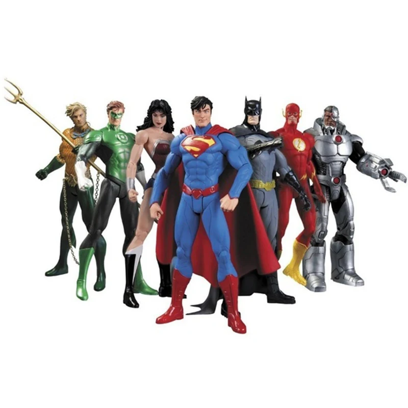 Hot Sale 7pcs/set Justice league Wonder flash Lantern movable PVC Action Figure Collectible Model Toy
Hot Sale 7pcs/set Justice league Wonder flash Lantern movable PVC Action Figure Collectible Model Toy