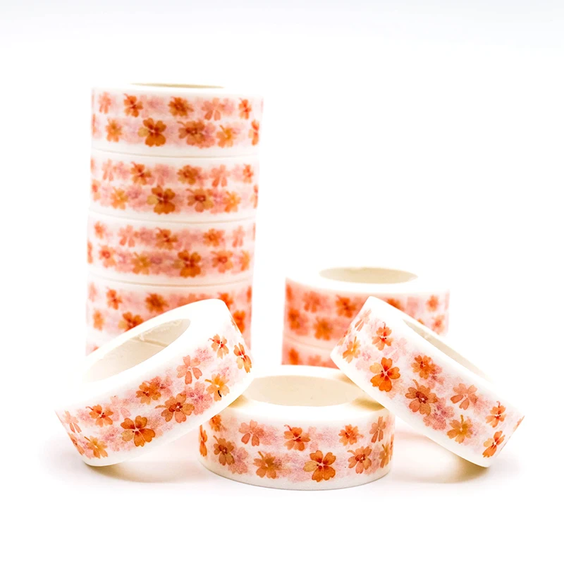 10m*15mm Creative Flower Petal Washi Tape Adhesive Paper Tape School Office Supplies Decorative Masking Tape Sticker 1 PCS
10m*15mm Creative Flower Petal Washi Tape Adhesive Paper Tape School Office Supplies Decorative Masking Tape Sticker 1 PCS