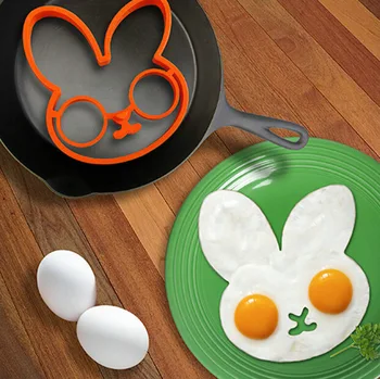 Rabbit Fried Egg Omelette Mold egg shaper egg ring silicone mold Pancake Ring Shaper cooking tools For Children Kids lin5147
Rabbit Fried Egg Omelette Mold egg shaper egg ring silicone mold Pancake Ring Shaper cooking tools For Children Kids lin5147