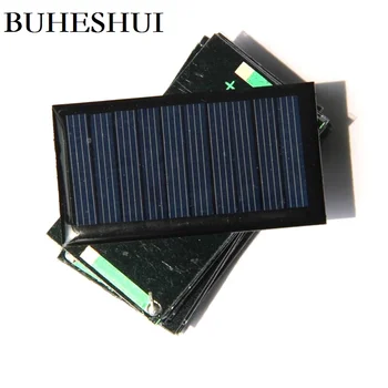 BUHESHUI 5V 60mA 67X38mm Mini Power Solar Cells Panel For DIY Toy 3.6V Battery Charger Solar LED Light Study Skit 10PCS
BUHESHUI 5V 60mA 67X38mm Mini Power Solar Cells Panel For DIY Toy 3.6V Battery Charger Solar LED Light Study Skit 10PCS