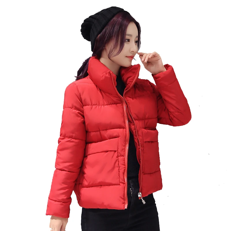 2019 Winter Jacket Stand Collar With Two Big Pocket Female Coat Cotton Padded Womens Casaco Feminina Inverno Warm Women
2019 Winter Jacket Stand Collar With Two Big Pocket Female Coat Cotton Padded Womens Casaco Feminina Inverno Warm Women