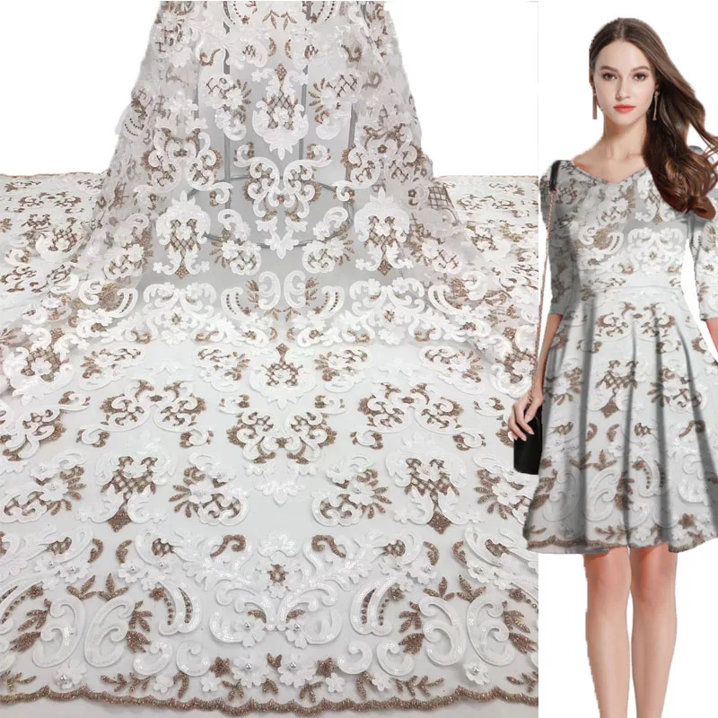 Sequin Embroidery Lace, Nigerian Blush Pink Lace Fabrics, African Lace Fabric 2019 With Flower MR2305B
Sequin Embroidery Lace, Nigerian Blush Pink Lace Fabrics, African Lace Fabric 2019 With Flower MR2305B