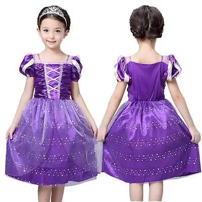Girls Cosplay Dresses Kids Princess Purple Dress Gown Rapunzel Girls Costumes Halloween Christmas Party Dancing Costume
Girls Cosplay Dresses Kids Princess Purple Dress Gown Rapunzel Girls Costumes Halloween Christmas Party Dancing Costume