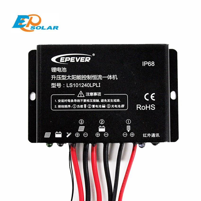 EPSOLAR LS101240LPLI 10A 12V Solar charger controller timer IP67 Waterproof lithium battery
EPSOLAR LS101240LPLI 10A 12V Solar charger controller timer IP67 Waterproof lithium battery