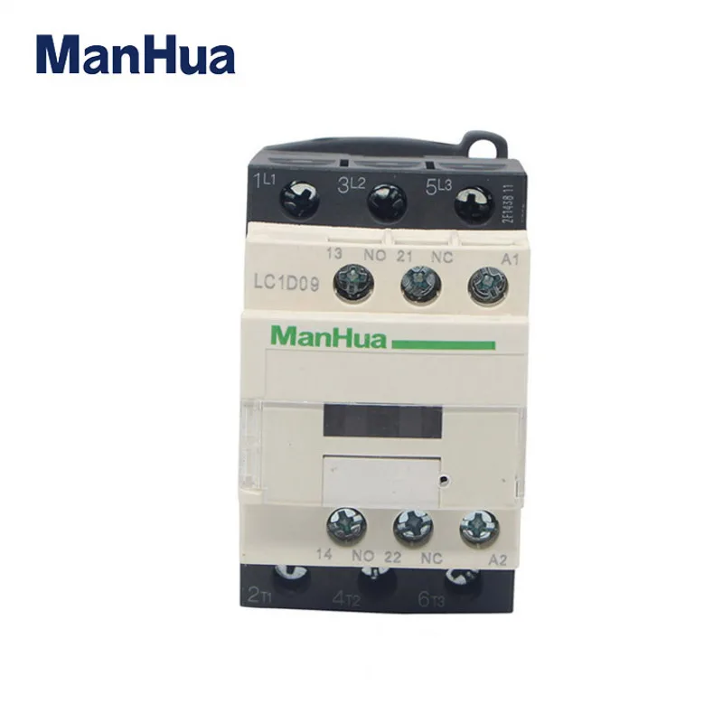 Manhua AC Contactor Three-phase Contactor 220VAC LC1-D09 Magnetic Contactor For Electrical Elevator Contactor
Manhua AC Contactor Three-phase Contactor 220VAC LC1-D09 Magnetic Contactor For Electrical Elevator Contactor