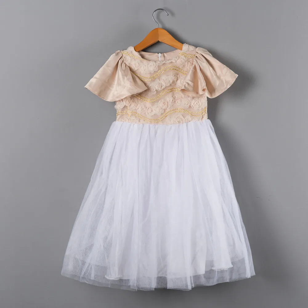 Children Clothes Party Dress for Girls Clothing Elegant Ruffle Sleeve Kids Party Dresses Champagne and White Patchwork
Children Clothes Party Dress for Girls Clothing Elegant Ruffle Sleeve Kids Party Dresses Champagne and White Patchwork