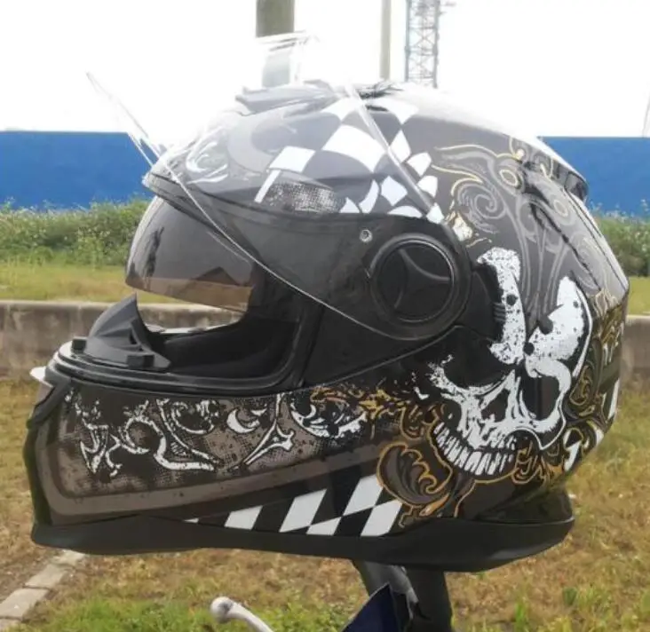 2019 For ARAI Black skull with two lenses for men helmet running motorcycle helmet hard hat
2019 For ARAI Black skull with two lenses for men helmet running motorcycle helmet hard hat