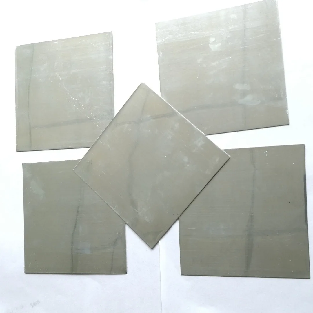 5pcs NEW Pure Zinc Zn Sheet Plate Metal Foil 100mm*100mm*0.5mm