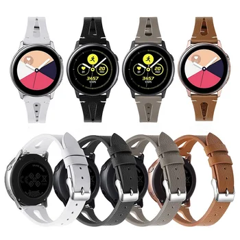 New Genuine Leather Wacth Strap Band for Galaxy Watch Active Watchband smart watch accessories
New Genuine Leather Wacth Strap Band for Galaxy Watch Active Watchband smart watch accessories