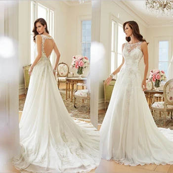 Fansmile 2020 New Elegant Chiffon Embroidery A-Line Wedding Dress Vintage Plus Size Customized Vestido De Noiva FSM-577T
Fansmile 2020 New Elegant Chiffon Embroidery A-Line Wedding Dress Vintage Plus Size Customized Vestido De Noiva FSM-577T