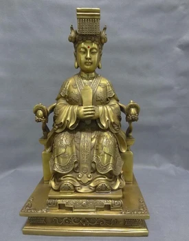 USPS to USA S1705 17" Chinese Pure Brass Phoenix Supreme Deity Queen Mother of the West Statue
USPS to USA S1705 17" Chinese Pure Brass Phoenix Supreme Deity Queen Mother of the West Statue