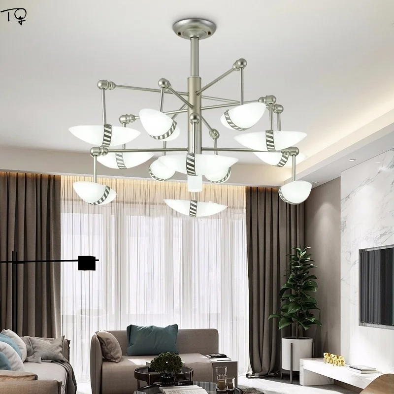 Nordic Postmodern Chandelier Led Simple Industrial Atmospheric Fashion Creative Personality Living Room Dining Modern Decor Home
Nordic Postmodern Chandelier Led Simple Industrial Atmospheric Fashion Creative Personality Living Room Dining Modern Decor Home
