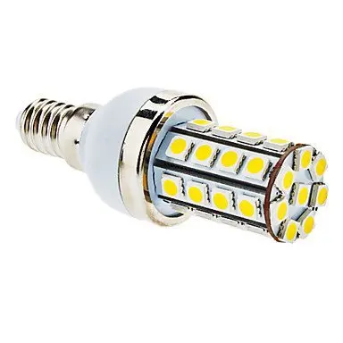 

5 X E14 5W 36xSMD 5050 480LM 6000-6500K Cool White Light LED Corn Bulb Blanc chaud 2800-3500k Ampoule led (AC 220-240V)