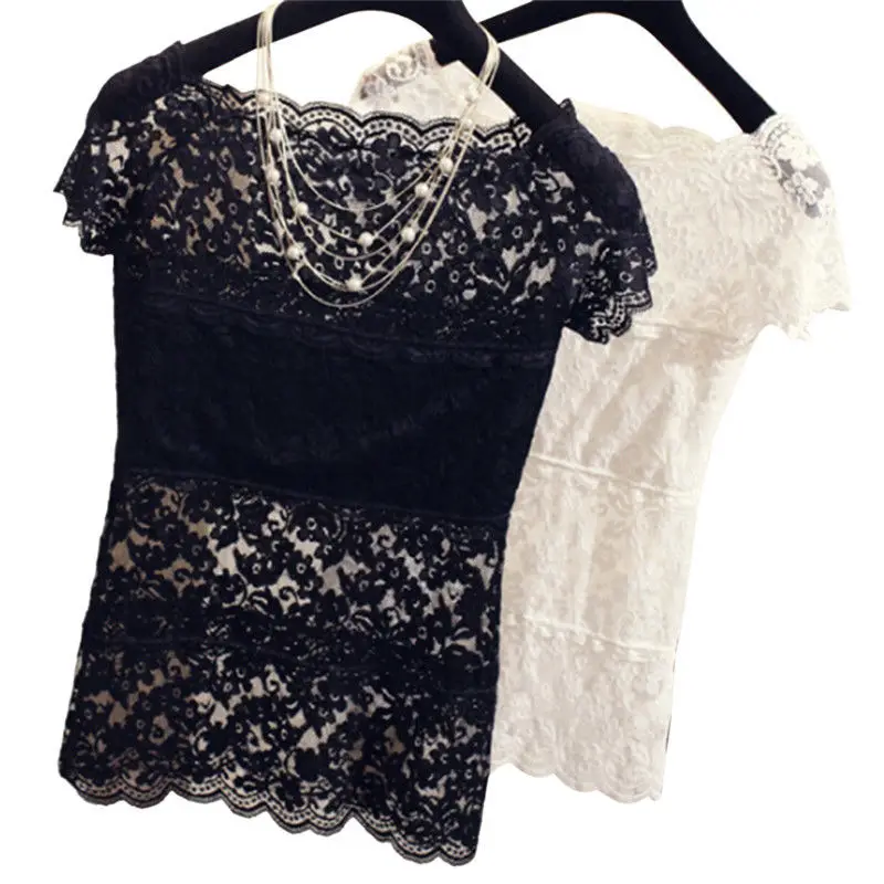 1 Blouse Short Sleeve T Shirt Camisoles Pierced Hollow-out Blusa Feminina Women Tops Lace Sexy Vest Clothing
1 Blouse Short Sleeve T Shirt Camisoles Pierced Hollow-out Blusa Feminina Women Tops Lace Sexy Vest Clothing