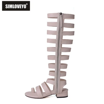 SIMLOVEYO 2019 new genuine leather gladiator sandals women cut outs sexy summer shoes woman black ladies High Low tube sandals
SIMLOVEYO 2019 new genuine leather gladiator sandals women cut outs sexy summer shoes woman black ladies High Low tube sandals