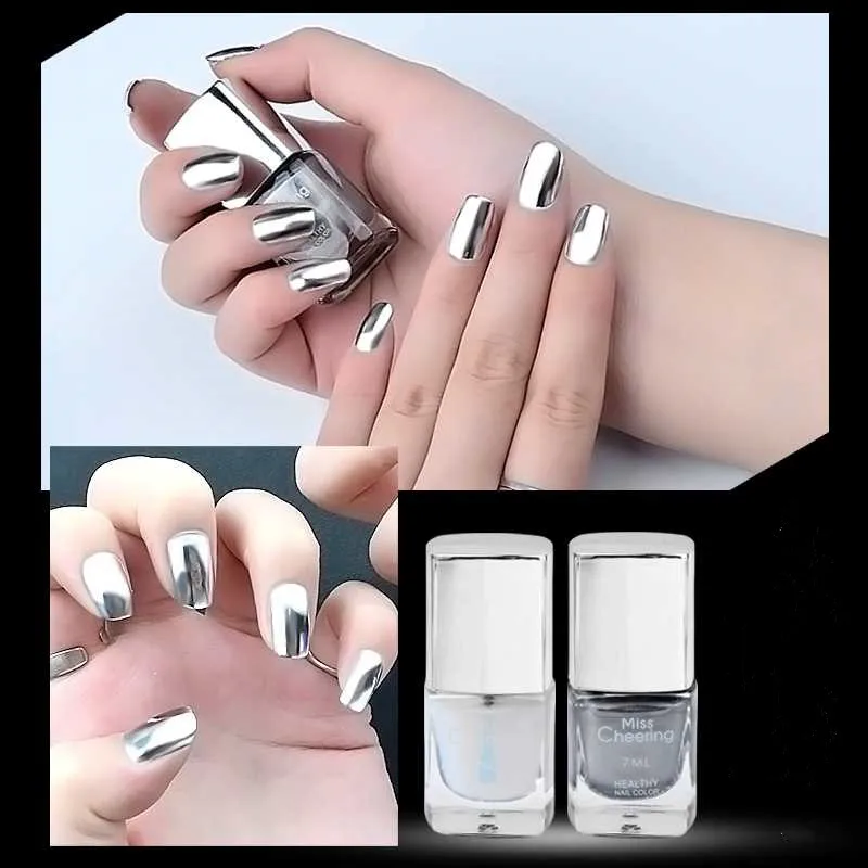 7ML UV Gel Nail Polish Metal Silver Surface Base Coat/Top Coat Nail Glue Venalisa Gel Polish
7ML UV Gel Nail Polish Metal Silver Surface Base Coat/Top Coat Nail Glue Venalisa Gel Polish